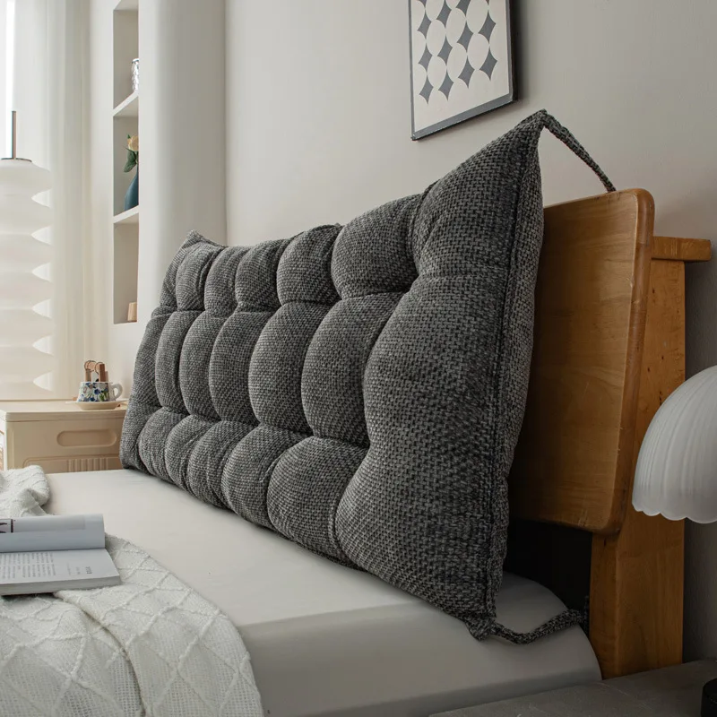 Headboard Cushion Backrest Tatami - Solid Color Headboard Bolster Bed Sofa