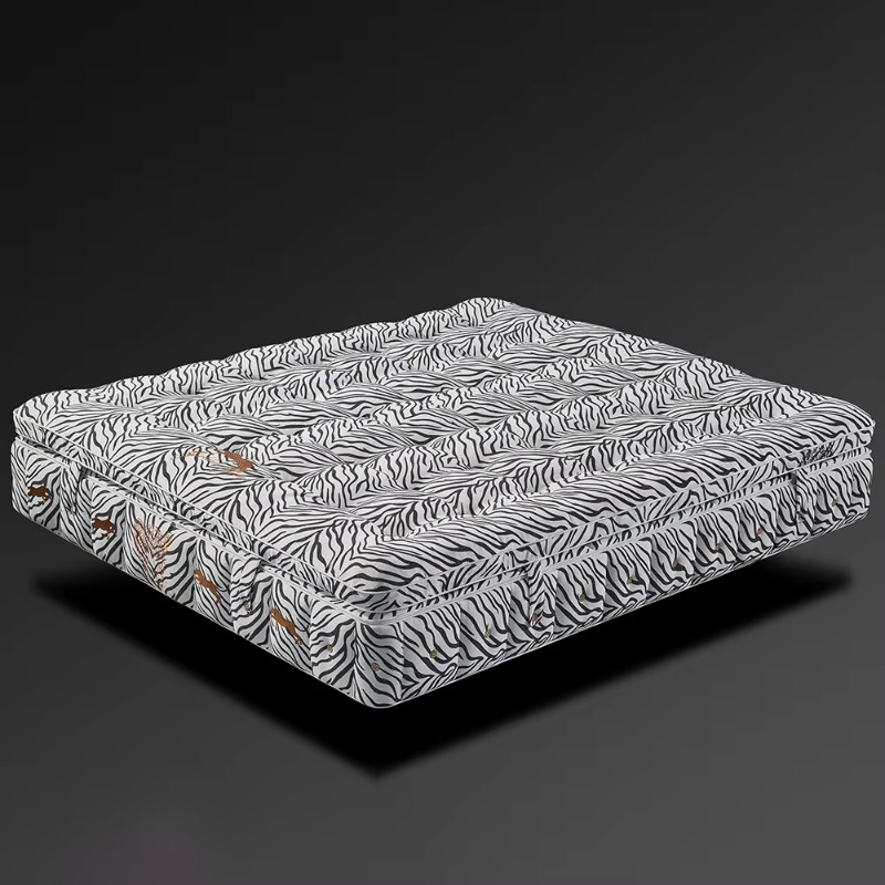 Memory Foam Mattress In A Box Queen - Luxury Pillow Top Fireproof Bed Hybrid