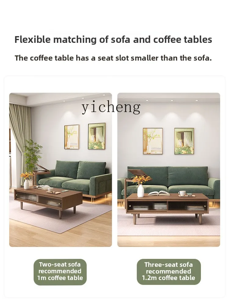 Tables - X5-18 solid wood coffee table TV