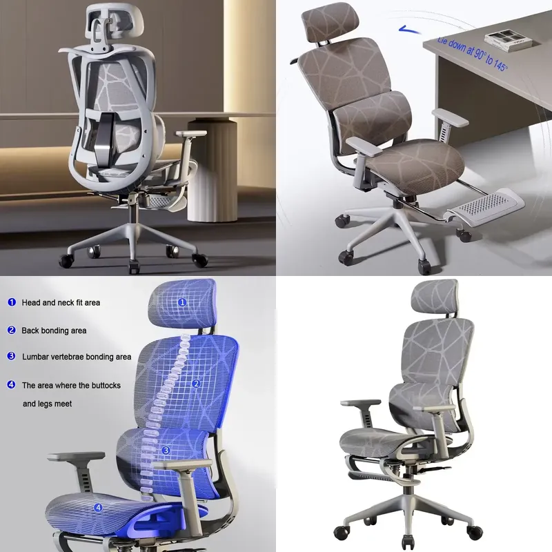 Office Furniture - Ergonomic Gaming Chair Adjustable, Comfortable Office