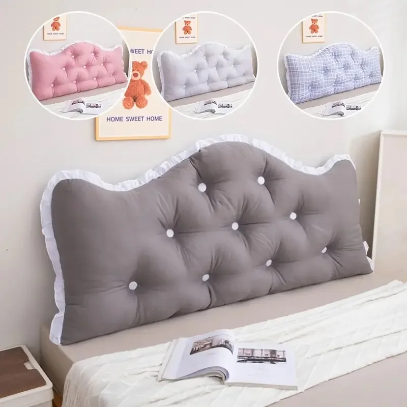 Headboard Cushion Backrest Tatami - 150X50CM Tatami Crown Bed Body Pillow