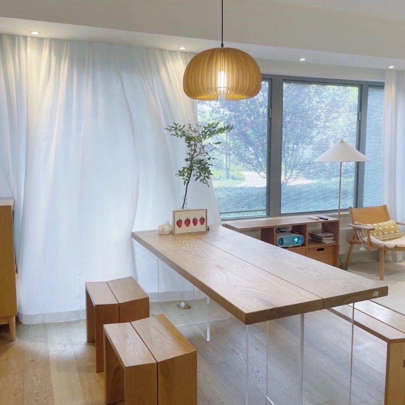 Nordic Solid Wood Acrylic Floa - đánh giá và giá Tables