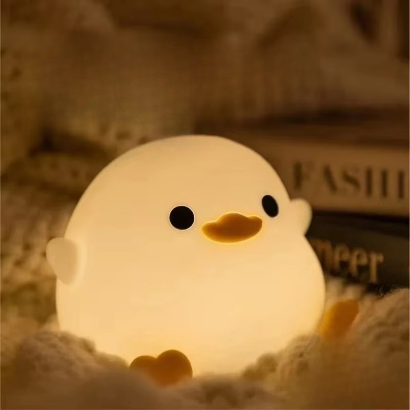Cute Duck Cartoon Animals Sili - đánh giá và giá Floating Nightstand With Led Light
