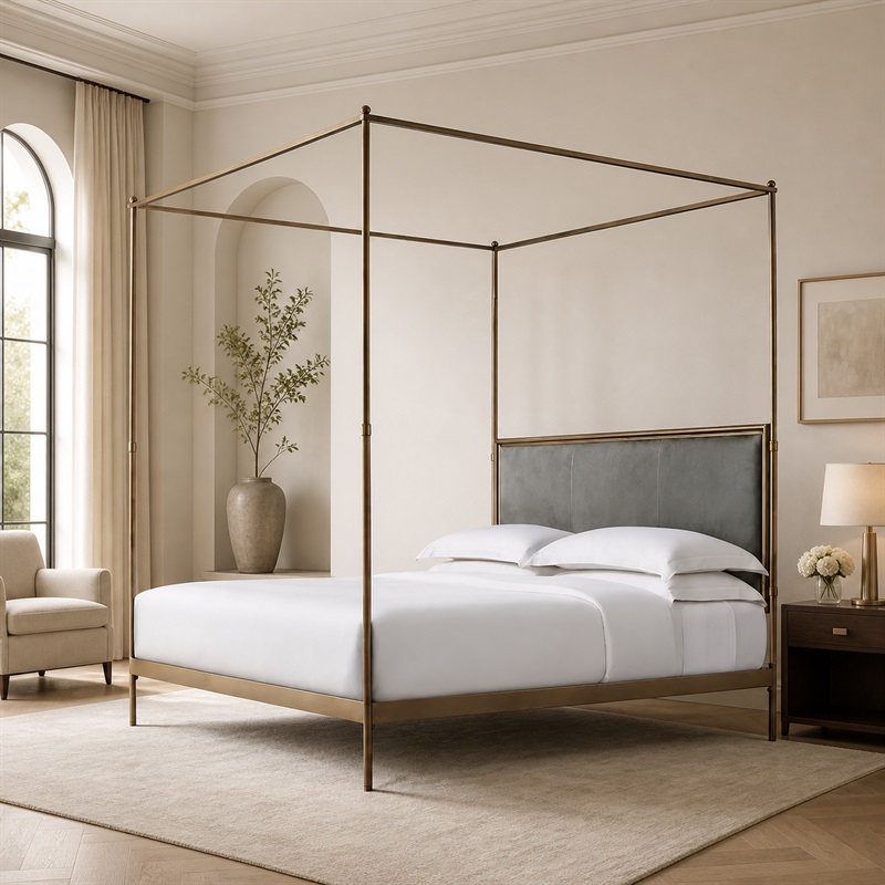 xx-French Style Modern Queen S - đánh giá và giá Canopy Bed Frame Metal Queen