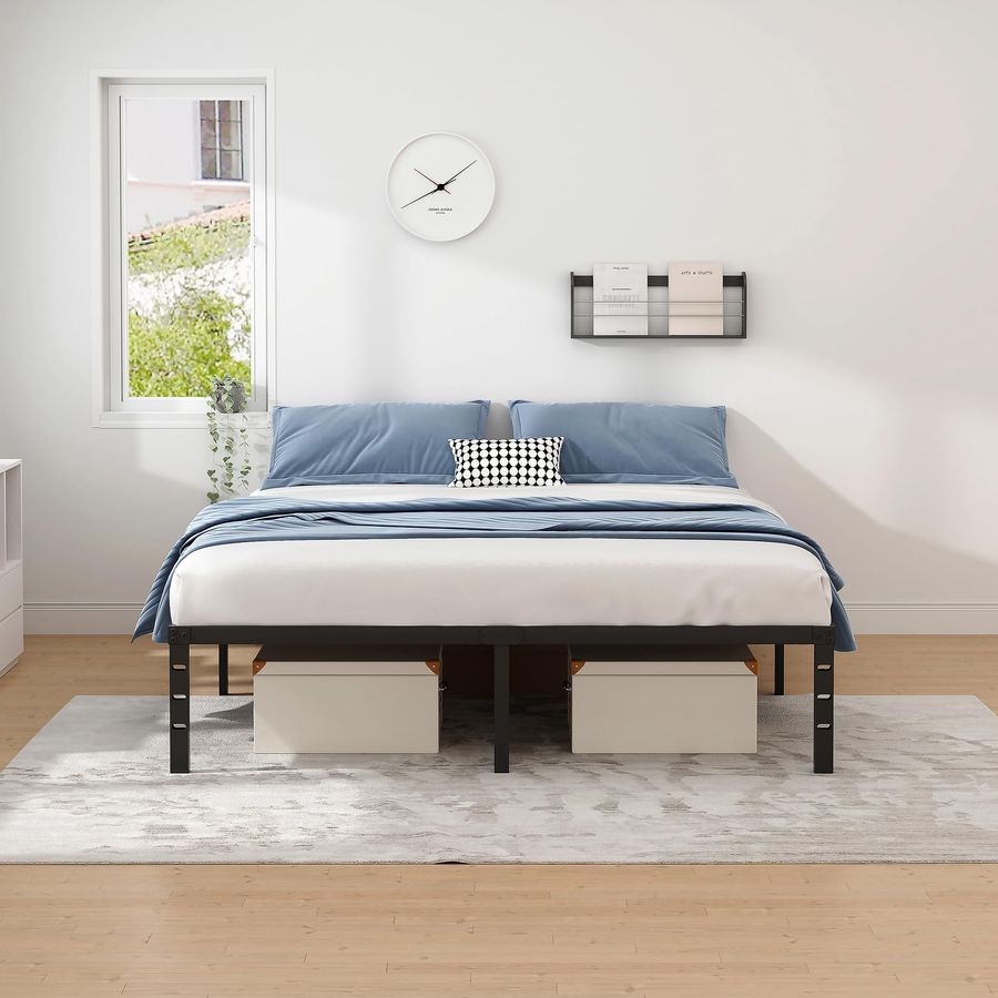 NEW JETO Metal Bed Frame,Queen - đánh giá và giá Canopy Bed Frame Metal Queen