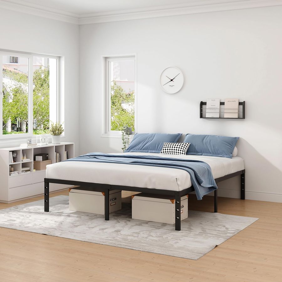 NEW JETO Metal Bed Frame,Queen - đánh giá và giá Canopy Bed Frame Metal Queen
