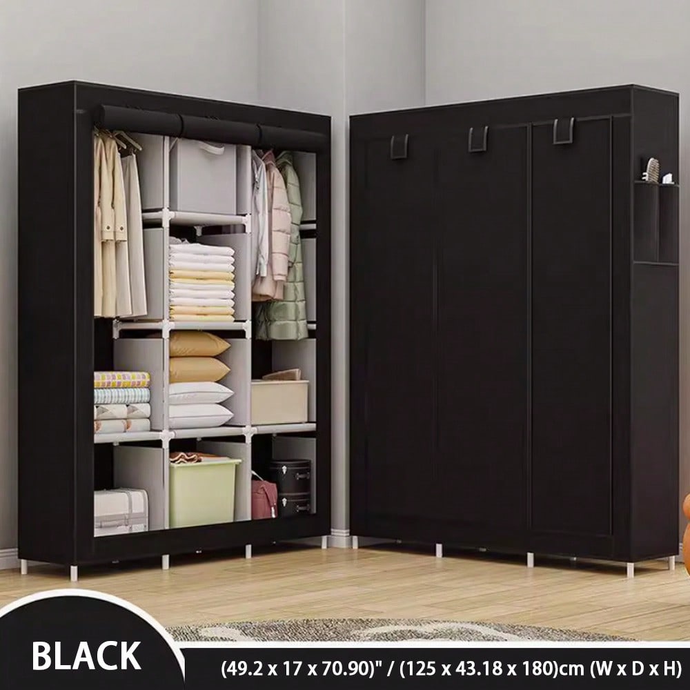 71 Inch Portable Closet Wardro - đánh giá và giá Wardrobe Closet Portable Fabric Cover