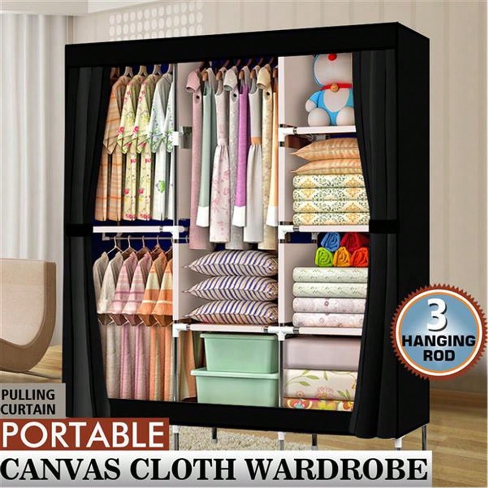 71 Inch Portable Closet Wardro - đánh giá và giá Wardrobe Closet Portable Fabric Cover
