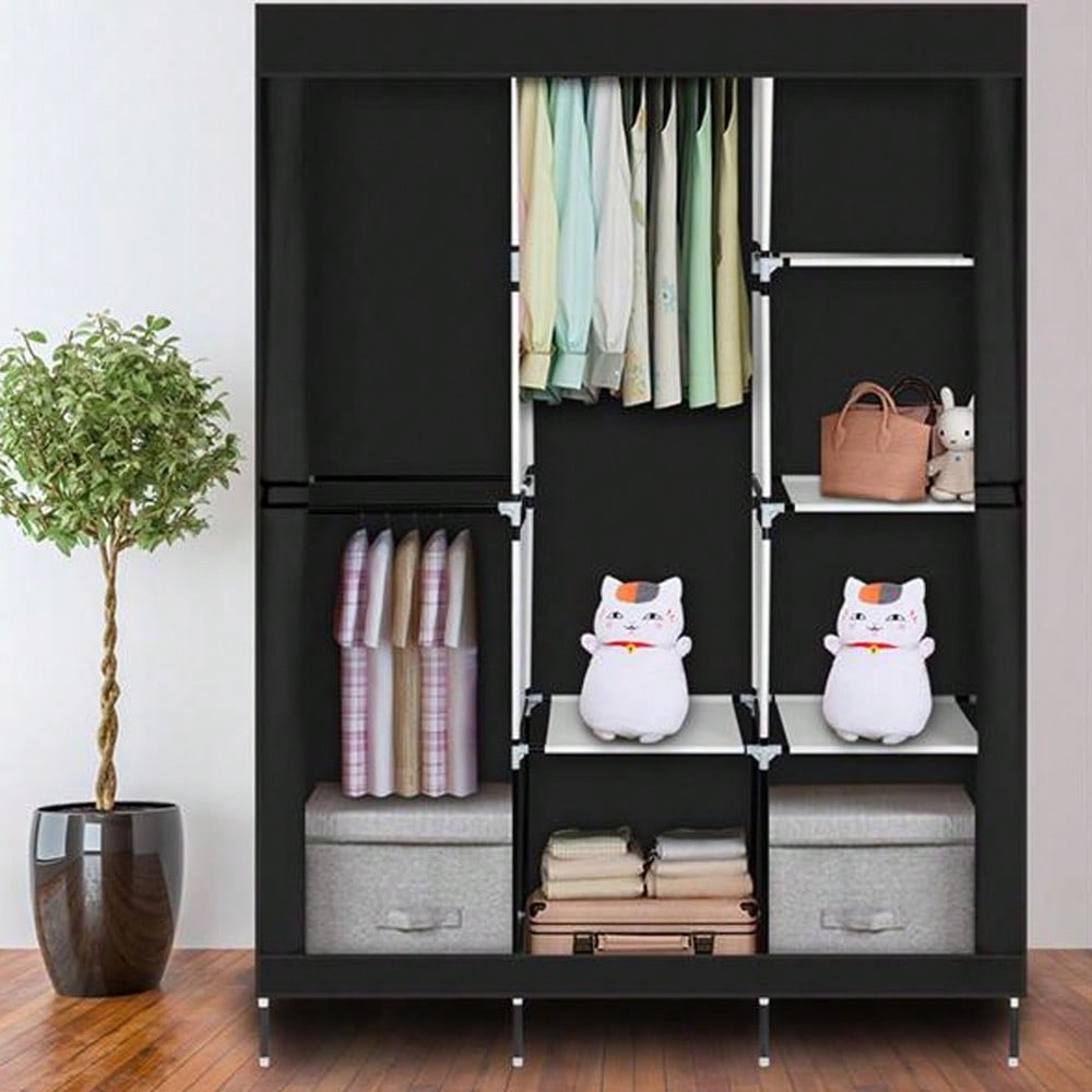 71 Inch Portable Closet Wardro - đánh giá và giá Wardrobe Closet Portable Fabric Cover