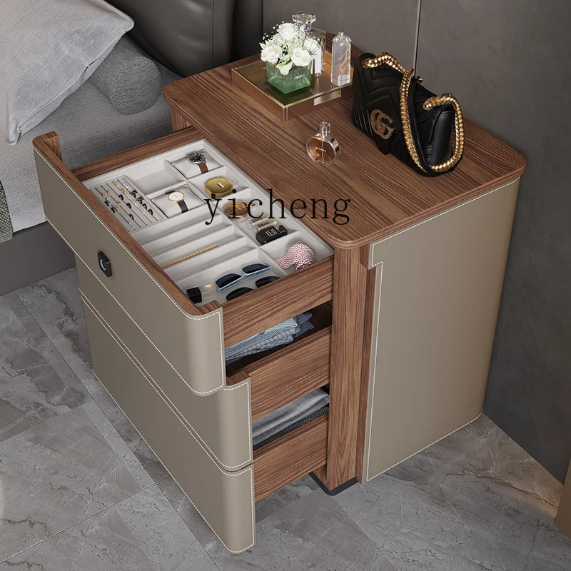 X5-14 saddle leather bedside t - đánh giá và giá Storage