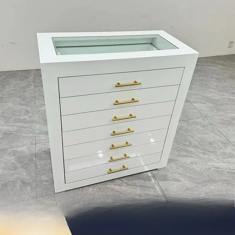 Jewelry cloakroom counter stor - đánh giá và giá Storage