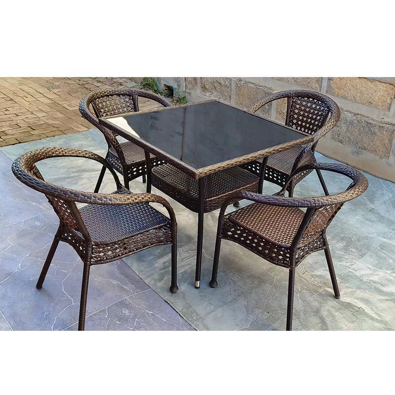 Outdoor rattan tables and chai - đánh giá và giá Outdoor Furniture