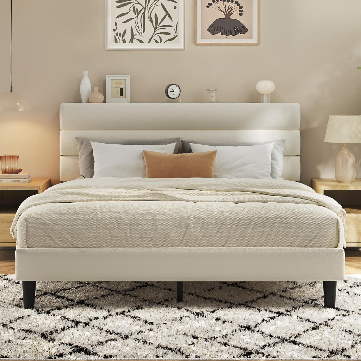 Queen Platform Bed Frame with  - đánh giá và giá Canopy Bed Frame Metal Queen
